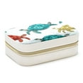thumbnail image 1 of Sea Turtle Velvet Portable Storage Box with Removable Compartment – Jewelry Display, Earring Holder, Necklace Holder – Great Gift, 1 of 7