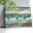thumbnail image 1 of Sea Turtle Wall Art Inspirational Bible Verse Wall Art God Says You Are Scripture Quotes Teal Pictures Canvas Wall Art Decor Sea Turtle Framed Artwork Decoration for Bathroom Bedroom Living Room Decor, 1 of 6