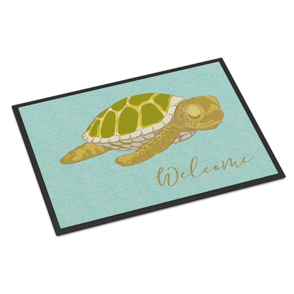 Sea Turtle Welcome Doormat 18x27