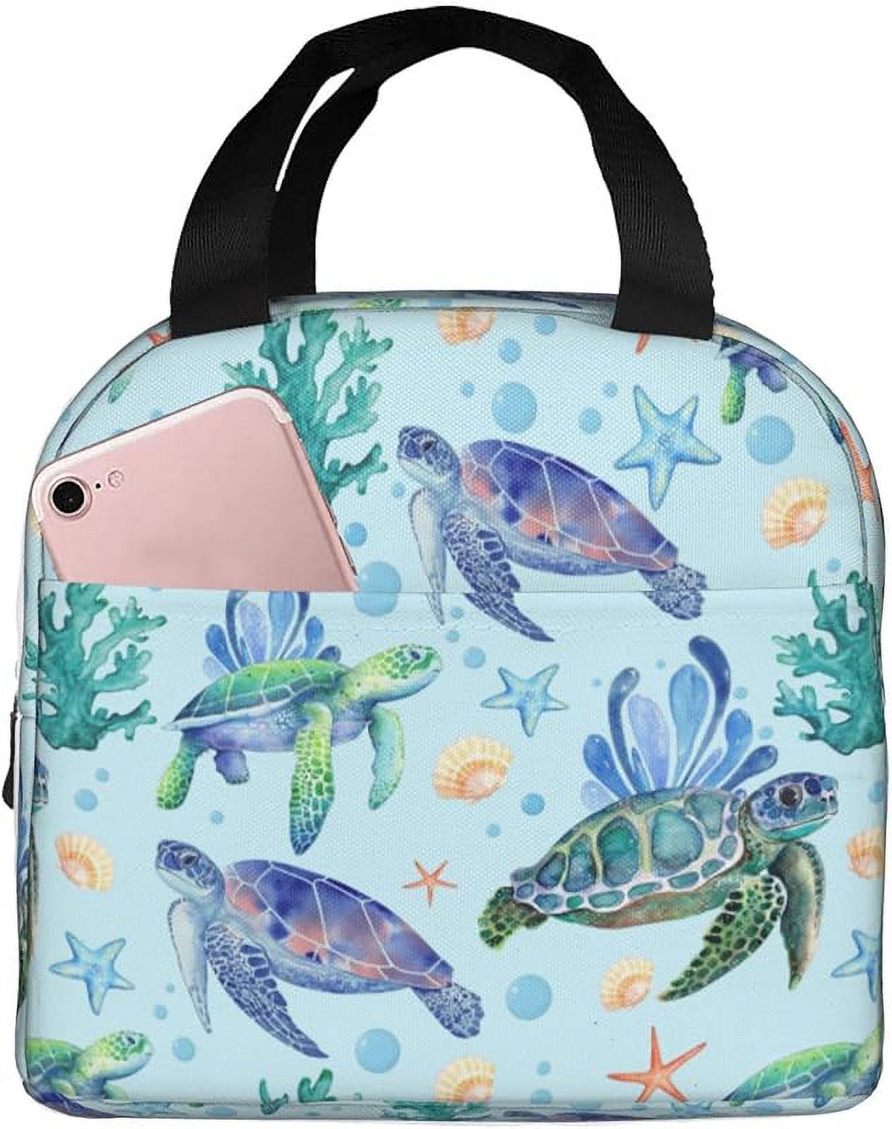 Sea Turtle lunch box lunch bag Portable Insulated Lunch Box for Women ...