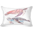 thumbnail image 1 of Sea Turtles Pillowcases, Soft and Cozy Decor Giftsative Pillow Cases with Hidden Zipper for Bedroom, Sofa, Couch, King Size 20x40 Inches（94）, 1 of 6