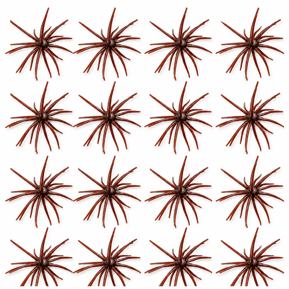 Sea Urchin Bait Bass Fishing Lures, 16 Pcs TPR Soft Plastic Baits