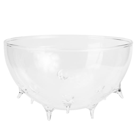 Sea Urchin Glass Bowl Decor Household Salad Bowl Glass Oatmeal Bowl Sushi Serving Bowl