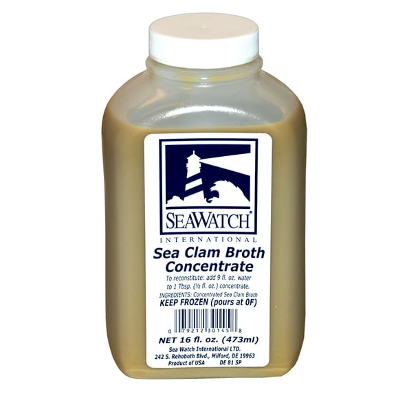 Sea Watch Broth Clam Juice Concentrate, 16 Ounce -- 8 per case.