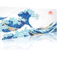thumbnail image 1 of Sea Wave Japanese Cool Mouse Pad Gaming XL Large Desk Mat Long Extended Mousepad Big Table Pads Keyboard Mats for Office Home Gamer 31.5 X 11.8 Inches, 1 of 5