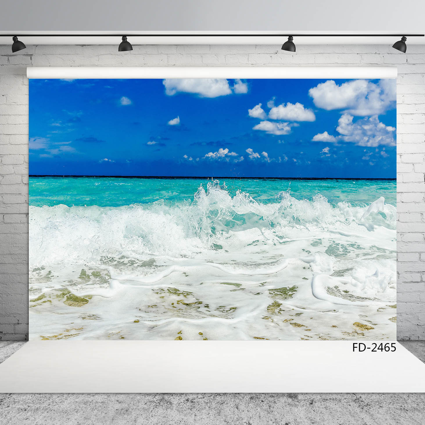 Pin5 Wave Backdrops Sea Wave Sky Photographic Backgrounds Vinyl Photo Studio Backdrops for ...