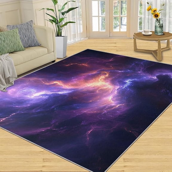 Sea Waves Area Rug, Wave Rug, Navigation Rugs for Runner, Indoor Non-Slip Rugs, Machine Washable Carpet for Front Entrance Floor Decor 2 x 3ft