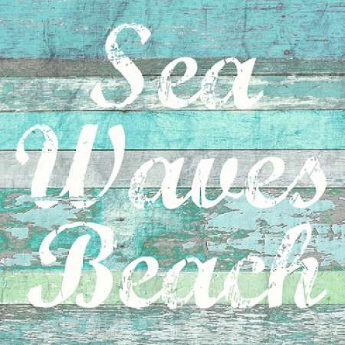 Sea Waves Beach Canvas Art - Evangeline Taylor (24 x 24)