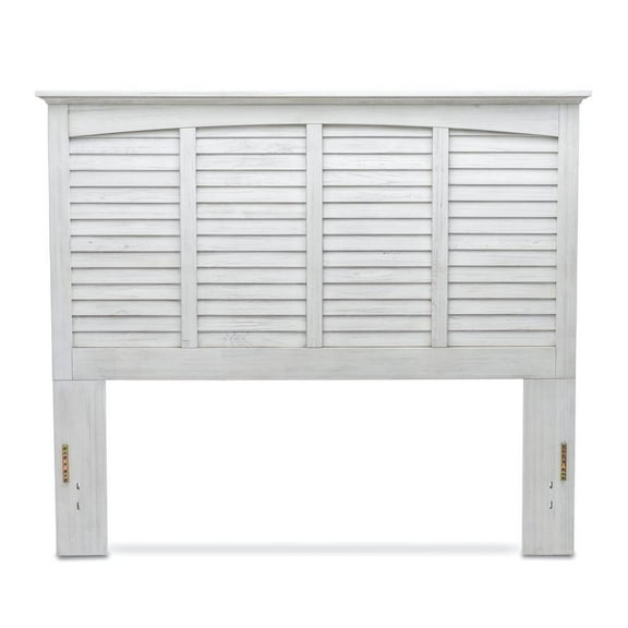 Sea Wind Florida Surfside Coastal Wood Queen Headboard in White