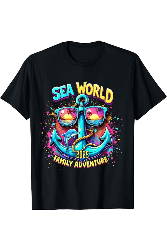 Sea World 2025 Ocean Explorer Memories Family Vacation T-Shirt