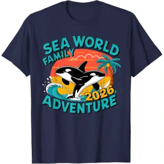 Sea World Family Adventure 2026, Family Sea World T-Shirt