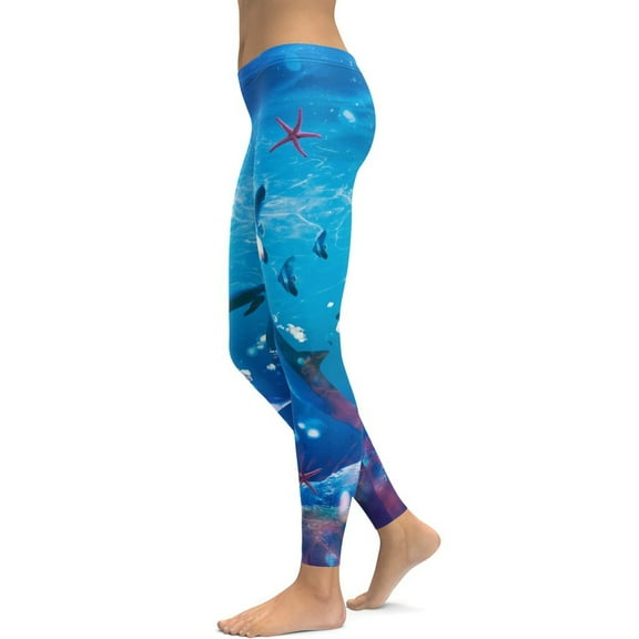 Sea World Leggings Size: XS for Women | FIERCEPULSE