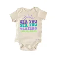 thumbnail image 1 of Sea You Later Beach Mermaid Baby Boy Girl Clothes Bodysuit Cute Baby Onesie, BABY BODYSUIT LAT 4424, 1 of 3