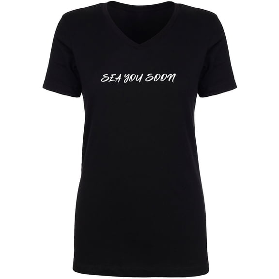 Sea You Soon Womens V-Neck T-Shirt