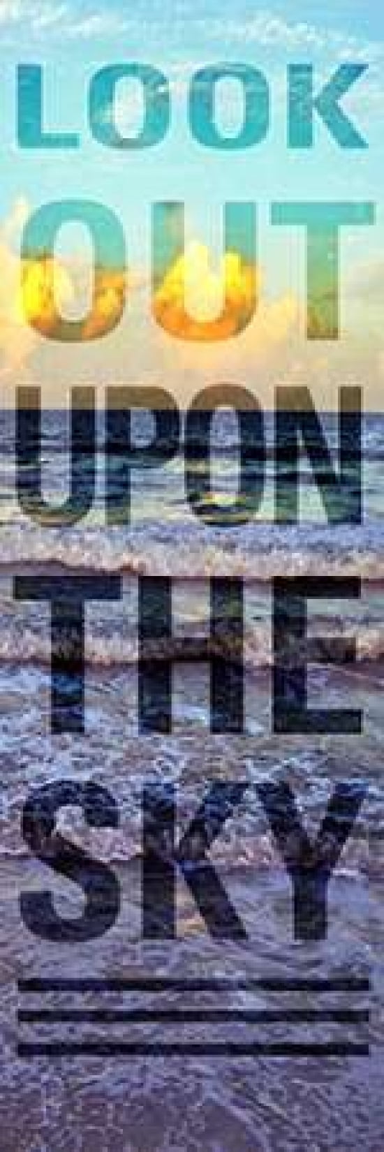 Sea and Sky II Canvas Art - Gail Peck (8 x 24)