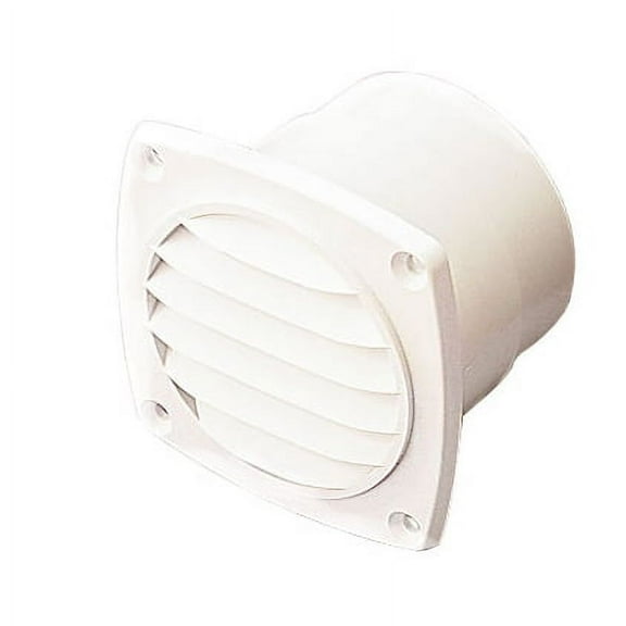 Sea-dog Line Vent 4 Square W/flange White 337415