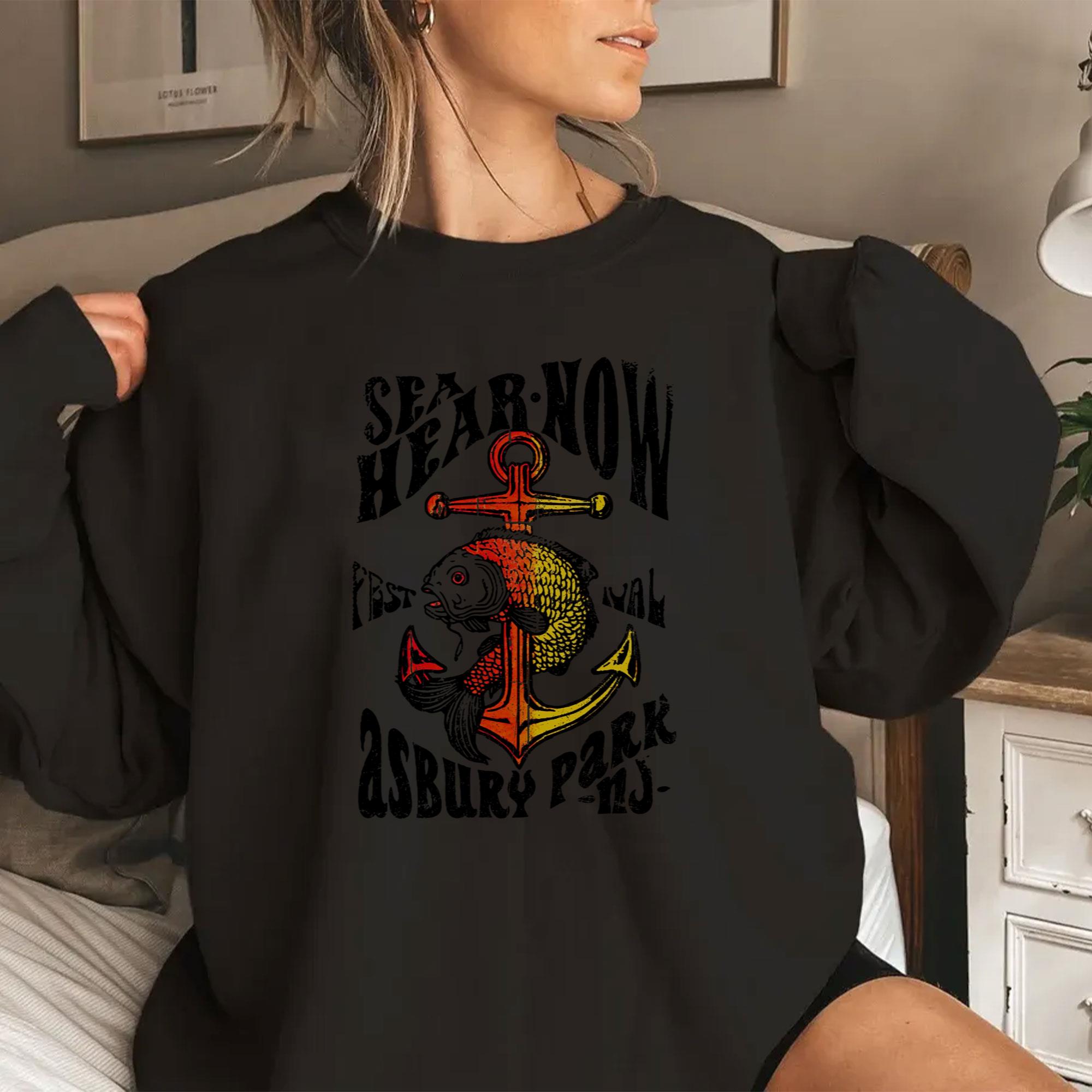 Seahearnowfestivalasburyparknjfishanchorlineup2024shirt