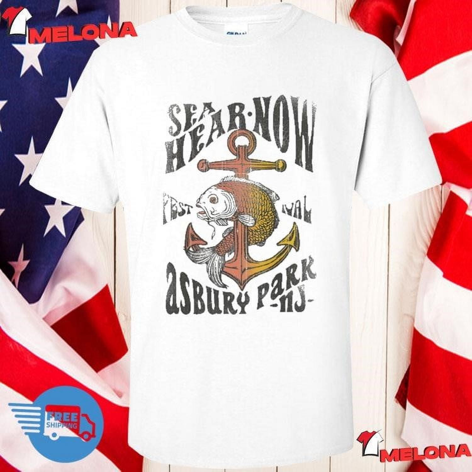 Seahearnowfestivalasburyparknjfishanchorlineup2024shirt