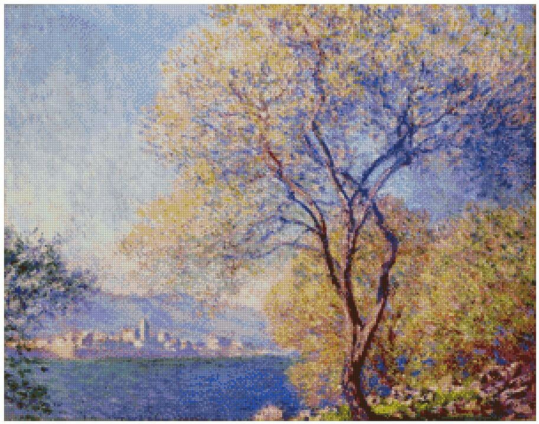 Sea in the morning cross stitch kits, 300x230 stitch, 54x42cm cotton counted cross stitch kits