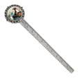 thumbnail image 1 of Sea lion Book Accessories: Vintage Silver Lace-Edged Bookmark - Gift for Readers and Book Lovers, 1 of 5