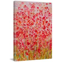 "Sea of Flowers" Painting Print on Wrapped Canvas