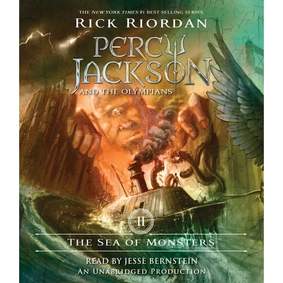 Percy Jackson and the Olympians: The Sea of Monsters : Percy Jackson and the Olympians: Book 2 (Series #2) (CD-Audio)