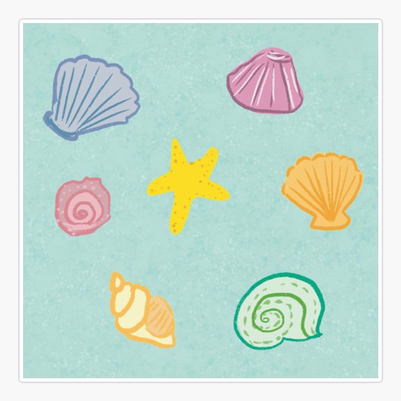 Sea shells Sticker