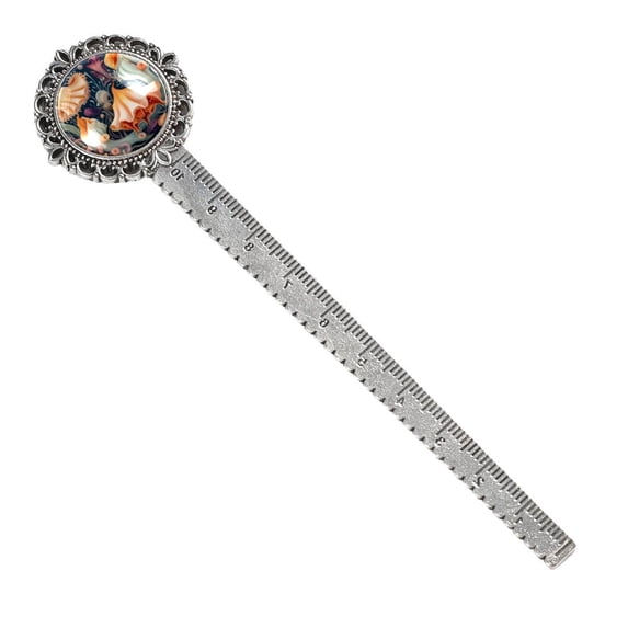 Sea slugs Book Lovers' Vintage Silver Lace-Edged Bookmark: Gift for Readers, Bookmarks, Reading Accessories, Book Markers