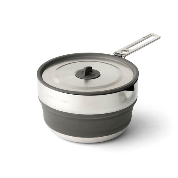 Sea to Summit Detour Stainless Steel Collapsible Pouring Pot, 1.8 Liters Y101