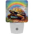 thumbnail image 1 of Sea turtle LED Square Night Light - Small and Bright Square-shaped LED Night Light for Bedroom, Bathroom, and Hallway - Compact Plug-in Nightlight with Auto on/Off Sensor, 1 of 6