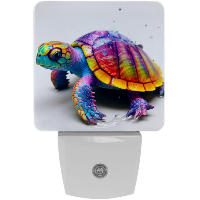 Sea turtle LED Square Night Lights - Stylish and Energy-Efficient