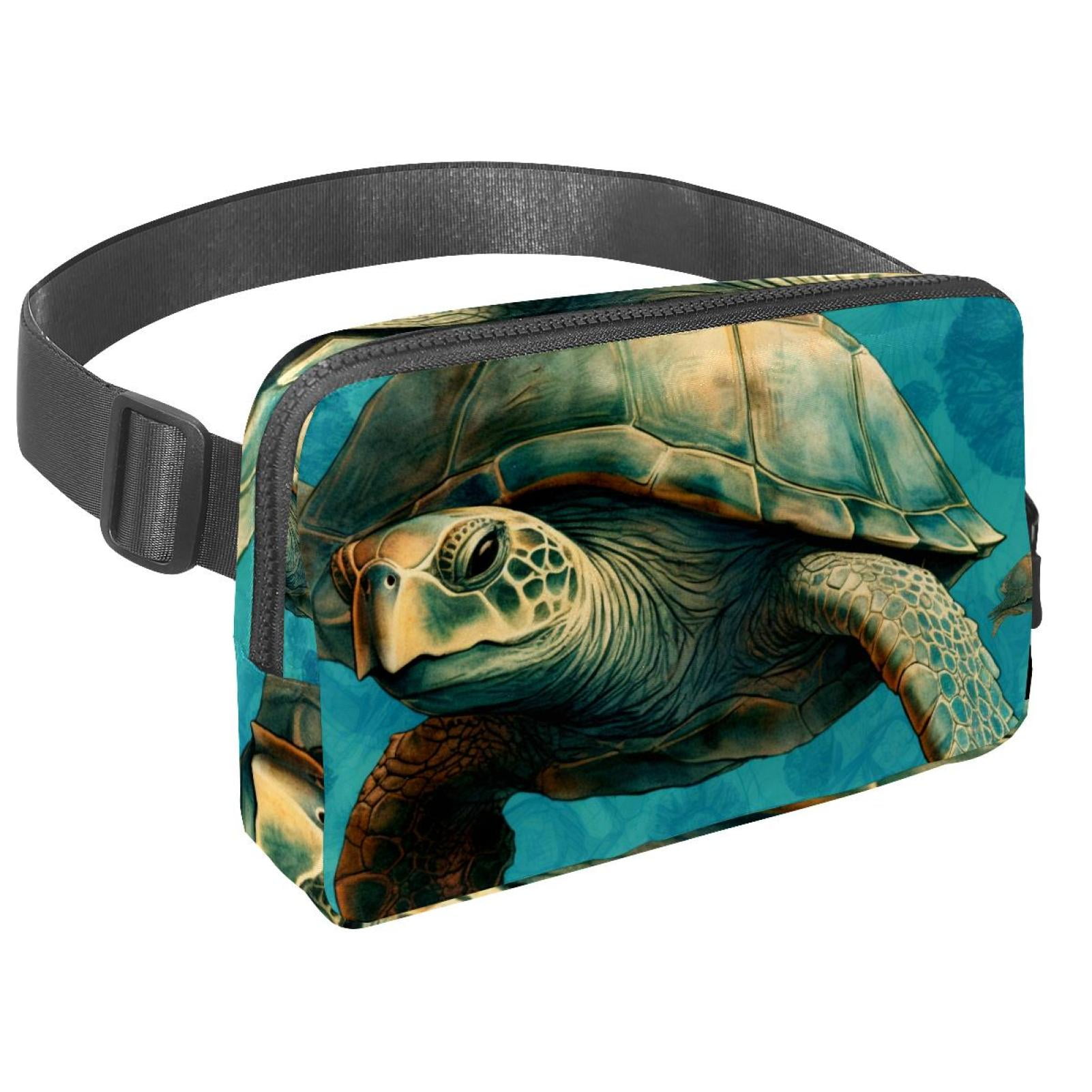 Sea turtle Versatile Waist Bag, Crossbody Bag, Running Belt - Lightweight, Adjustable, with Extension Strap, Unisex