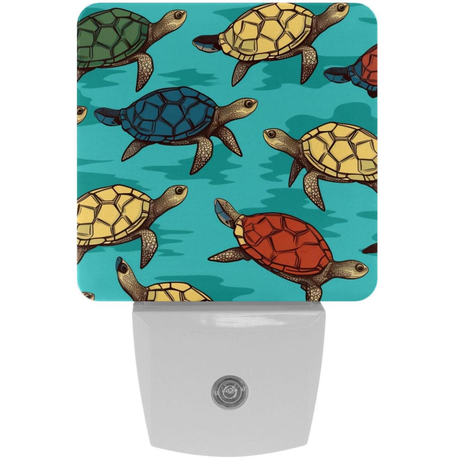Sea turtles LED Square Night Lights Innovative Illumination for a