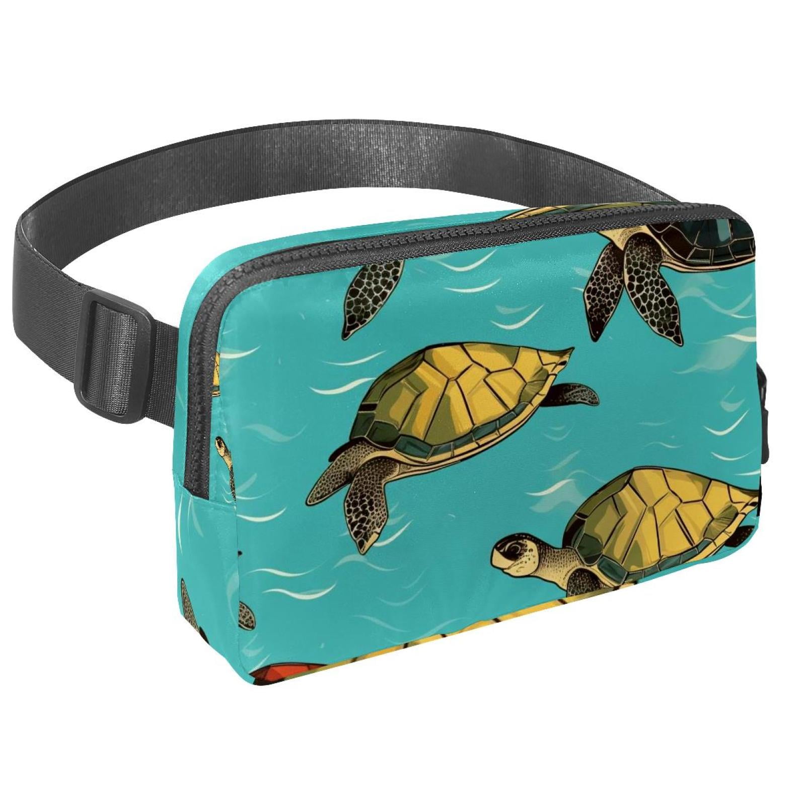 Sea turtles Lightweight Adjustable Extension Strap Unisex Fanny Pack Waist Pack Cross Body Bag
