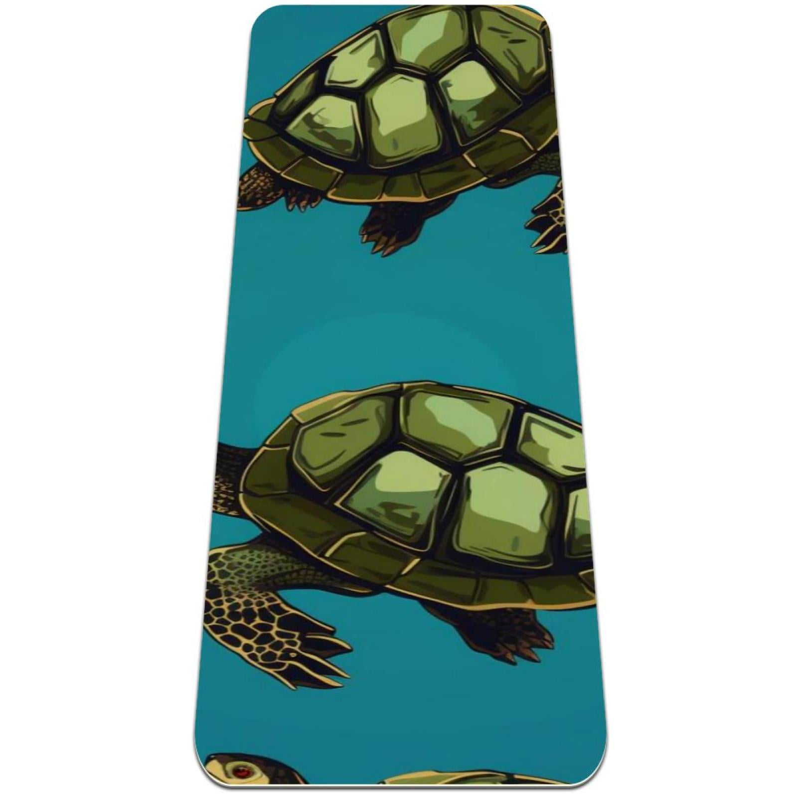 Sea turtles TPE Yoga Mat Exercise Mat for Home Gym and Pilates