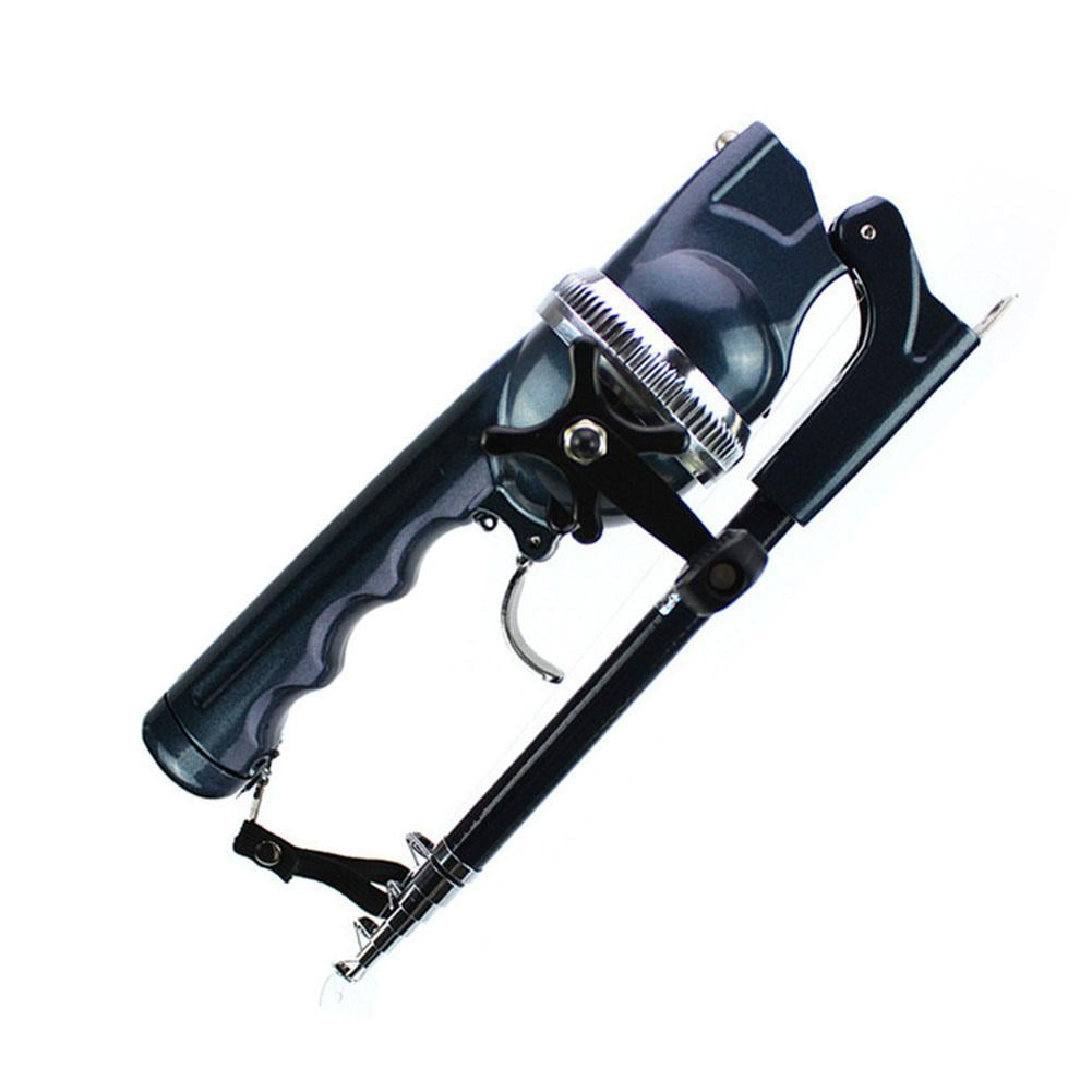 SeaAZqurtles 1.4m Foldable Glass Fiber Fishing Rod Built-in Fishing 80m Line Reel ' K8A0