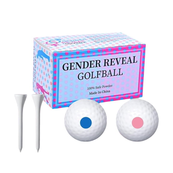 SeaAZqurtles Gender Reveal Golf Balls Baby Gender Reveal Parties Exploding Golf Ba I1M6
