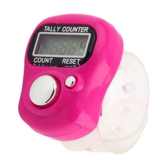 SeaAZqurtles Stitch Marker Row Counter Finger LCD Electronic Hand Digit Tally Counter N1B1