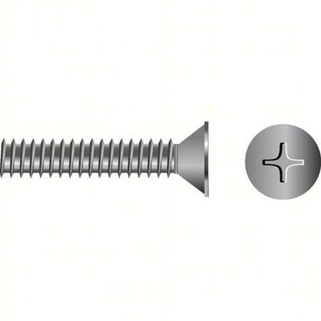 SEACHOICE Phillips Machine Screw Size: 8-32 x 1-1/2", Option: Bag of 100