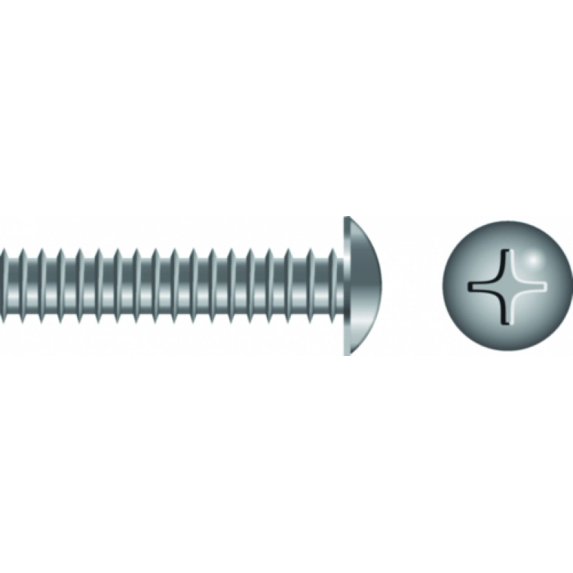 SeaChoice 00551; 8-32X3/4 Phillips Head Trus Machine Screw Stainless Steel 100/ B