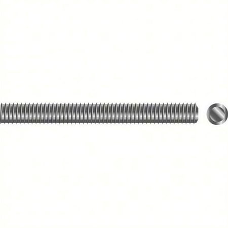SeaChoice 00669; 1/4-20 X3 Foot Threaded Rod Stainless Steel 1 Each