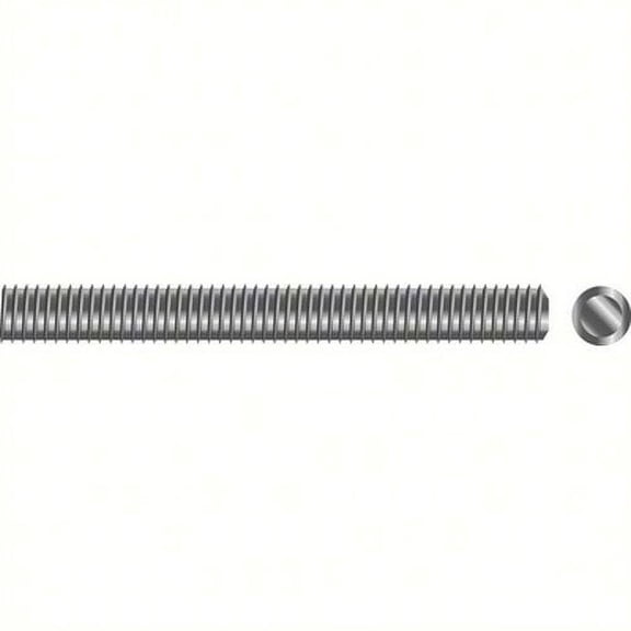 SeaChoice 00671; 5/16-18X3 Foot Threaded Rod Stainless Steel 1 Each