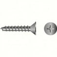 thumbnail image 1 of SeaChoice  00681; #4X3/8 Phillips Head Flat Sheet Metal Screw Stainless Steel 100/ Bag, 1 of 1