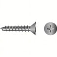 thumbnail image 1 of SeaChoice  00721; #10X 1-1/4 Phillips Head Flat Sheet Metal Screw Stainless Steel 100/ B, 1 of 1