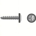thumbnail image 1 of SeaChoice  00903; #12X 1-3/4 Phillips Head Pan Sheet Metal Screw Stainless Steel 50/ Bag, 1 of 1
