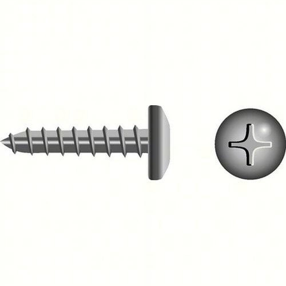 100 Pcs #14 X 3/4" Stainless Steel Truss Head Phillips Machine Screws - Sheet Metal Hardware Kit By Pr-Merchant