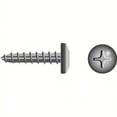 thumbnail image 1 of SeaChoice  00916; #14 X 2 Phillips Head Pan Sheet Metal Screw Stainless Steel 50/ Bag, 1 of 1