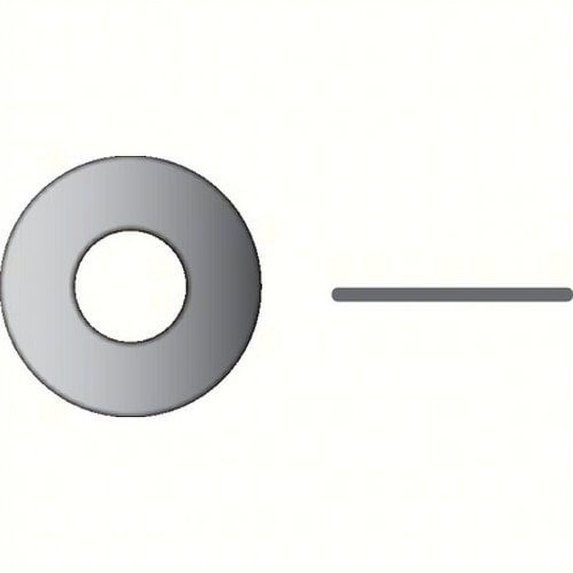 SeaChoice 00997; 7/16 Flat Washer Od 7/16 Stainless Steel 50/ Bag