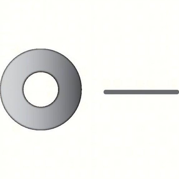 SeaChoice 01236; M8 Flat Washer 16Mm Od 316 Stainless Steel 100