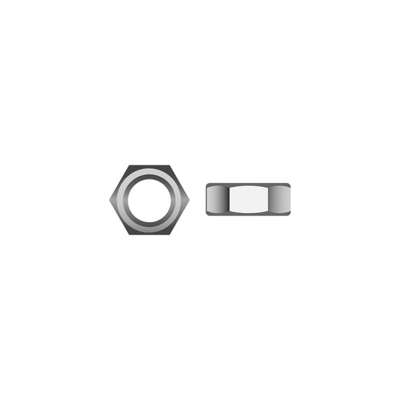 SeaChoice 01664; 10-24 Machine Hex Nut 316 Stainless Steel 100/ Bag